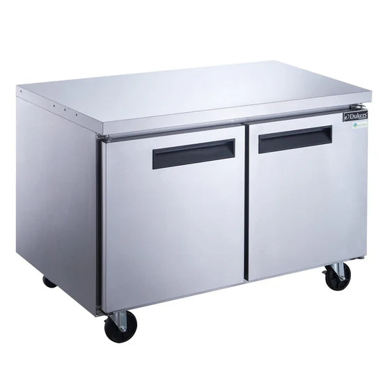 Dukers DUC48F, Stainless Steel Double Swing Door Undercounter Freezer, BRAND NEW!