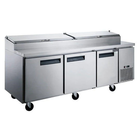 Dukers DPP90-12-S3, Commercial Refrigerated Pizza Prep Table, BRAND NEW!