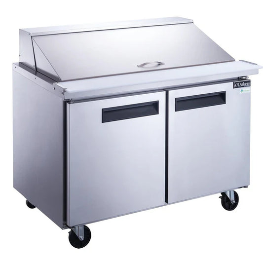 Dukers DSP48-18M-S2, Commercial Refrigerated Food Prep Table with Mega Top, NEW!