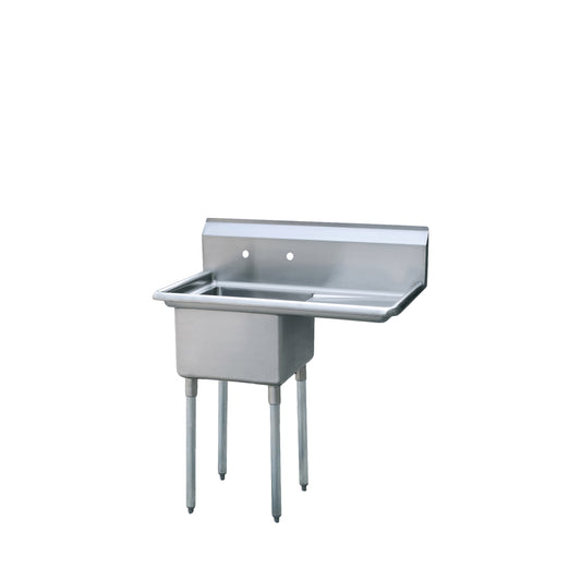 Mixrite by Atosa MRSA-1-R, Stainless Steel Sink w/ Right Drain Board, BRAND NEW!