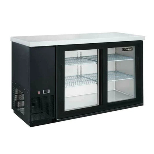 Dukers DBB48-S2, Back Bar Double Sliding Door Beverage Cooler, BRAND NEW!