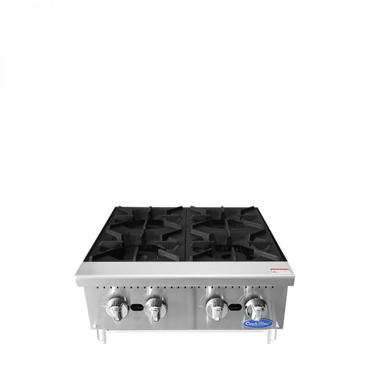 Cook Rite by Atosa ACHP-4, Stainless Steel 24″ Four-Burner Hot Plate, BRAND NEW!