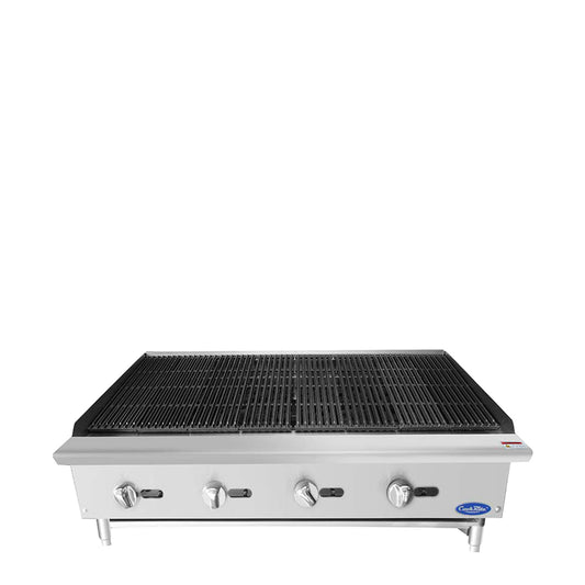 Cook Rite by Atosa ATCB-48, Stainless Steel Natural Gas 48" Char-Rock Broiler, BRAND NEW!