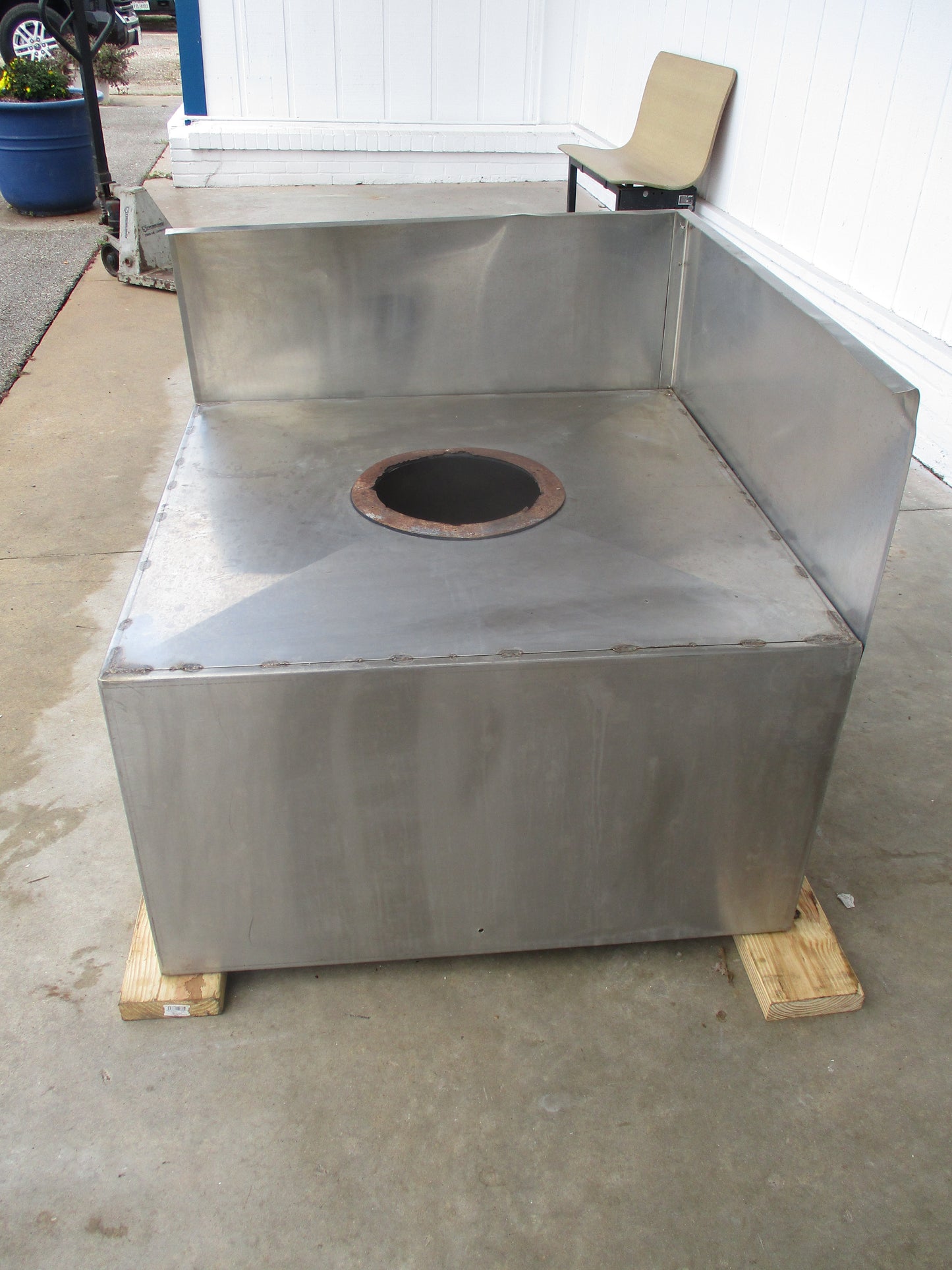 Stainless Steel Commercial Type 2 Vent Hood 36"W x 36" D x 33.25"H, #6943