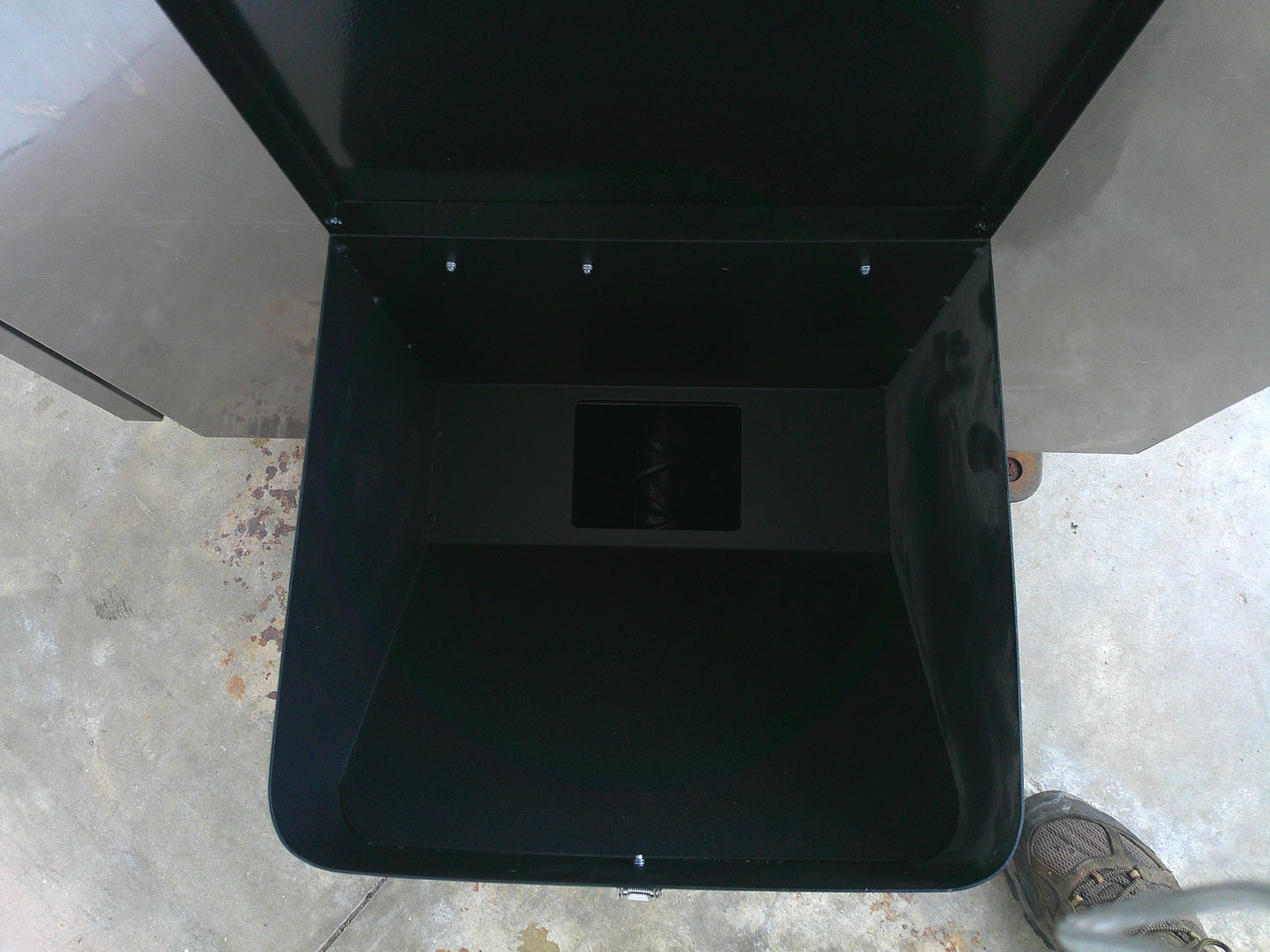 Custom Made Smoker Box, Fully Insulated, Double-Door Pass-Through, TESTED, #8496