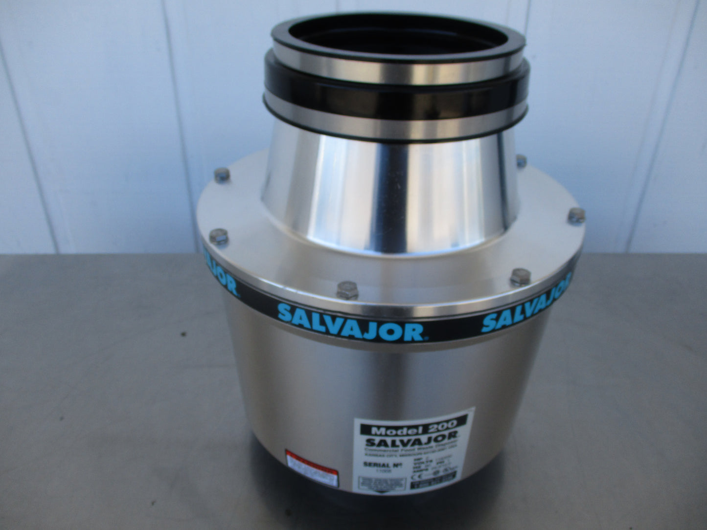 NEW Salvajor 200 Disposer, Basic Unit Only, 2 HP Motor, 115v, OPEN BOX, #8507