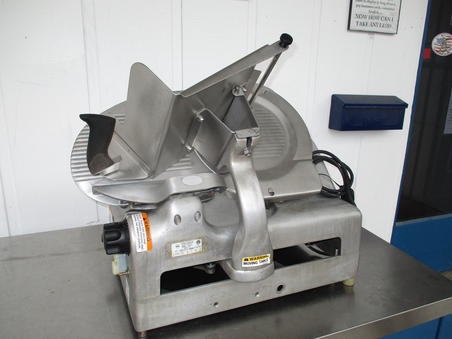 Berkel 919-1, 12" Automatic Commercial Meat Deli Cheese Slicer, 115v, TESTED, #8585