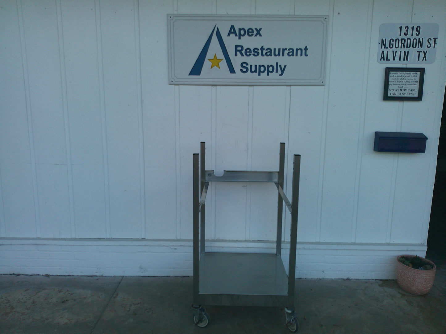 AccuTemp SNH-11-00, Mobile Equipment Stand for Steamers w/ Undershelf, #8599-B