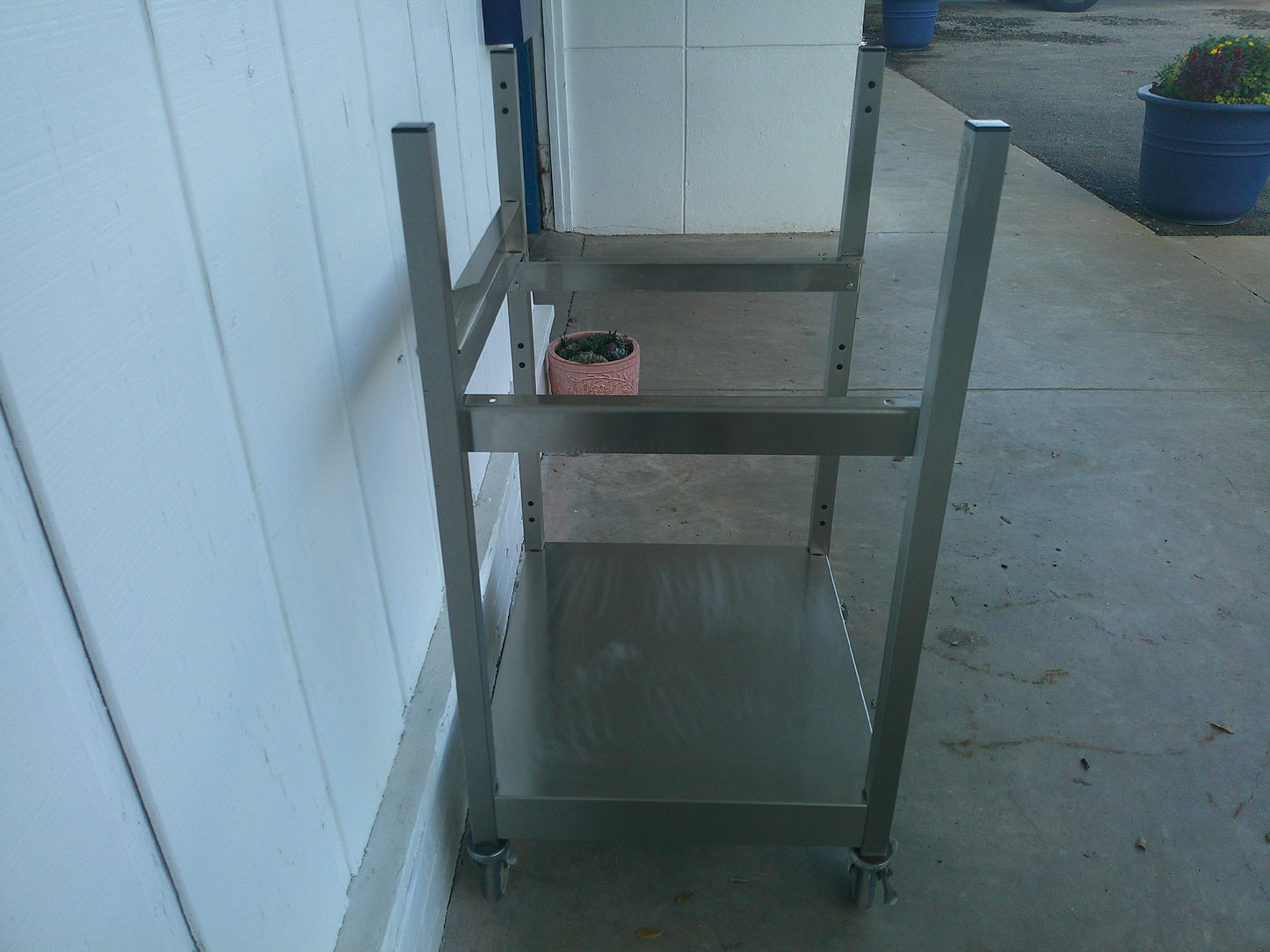 AccuTemp SNH-11-00, Mobile Equipment Stand for Steamers w/ Undershelf, #8599-B