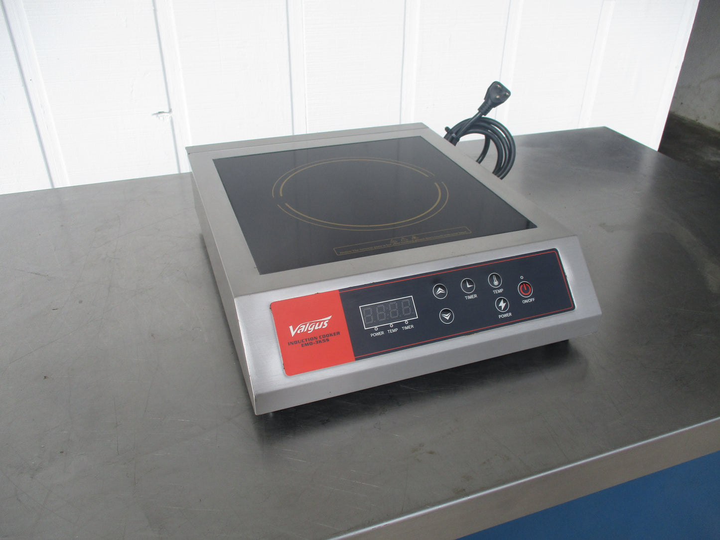 Valgus EMO3K5S Commercial Induction Cooker, 240v, 3500W, TESTED, #8637