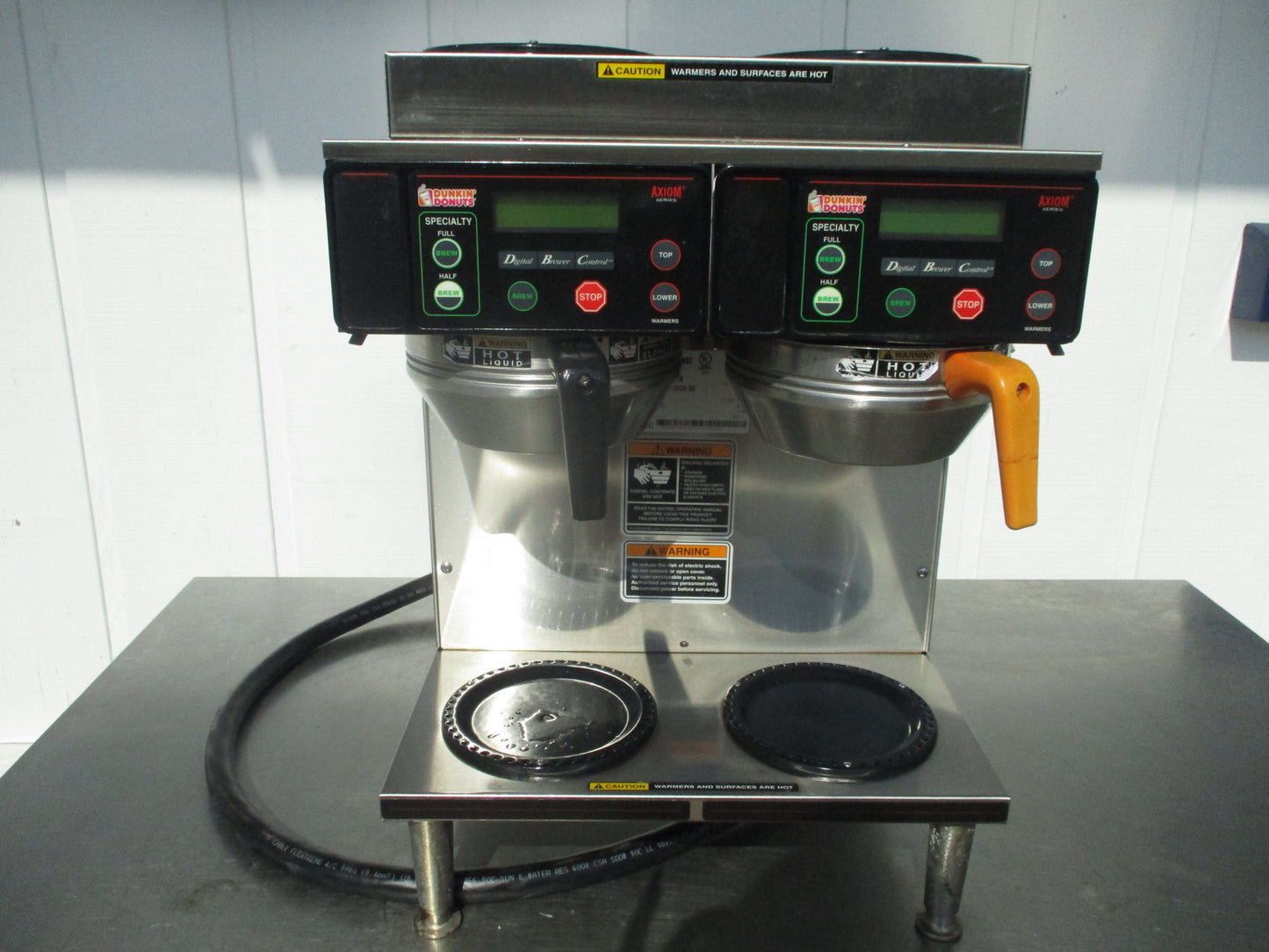 Bunn AXIOM 38700.00890 TWIN 2/2, Coffee Brewer, 120/208-240v, TESTED, #8696-D