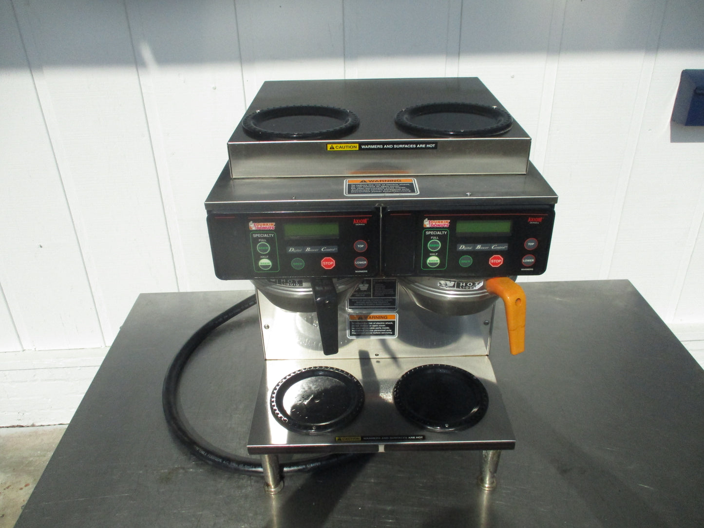 Bunn AXIOM 38700.00890 TWIN 2/2, Coffee Brewer, 120/208-240v, TESTED, #8696-D