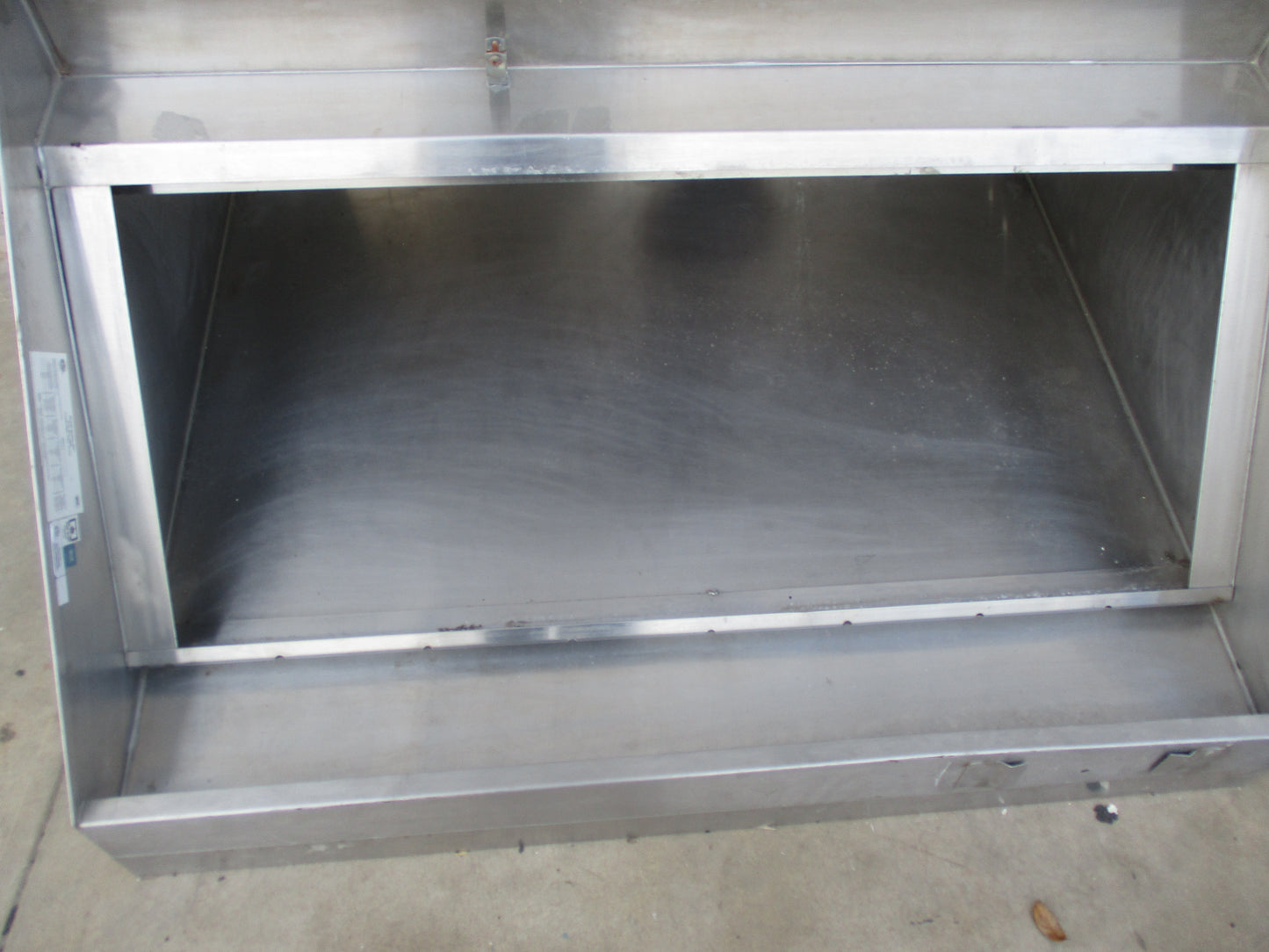 Hood Mart Commercial Stainless Steel Vent Hood, Type 2, 48"W x 39"D x 27"H, #8703