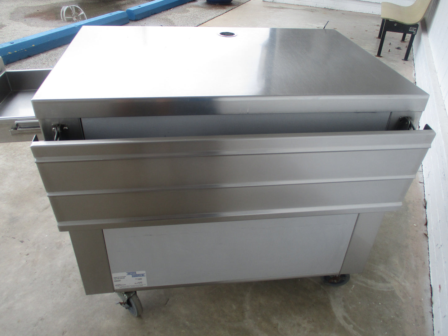 MOD-U-SERVE MCT-FT2 Stainless Steel Cashier's Cart, 42 x 28.5 x 36, #8766