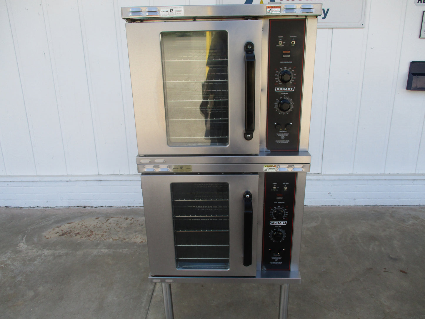 Hobart HEC20 Half-Size Double Stack Convection Oven 3Ph,TESTED, #8986