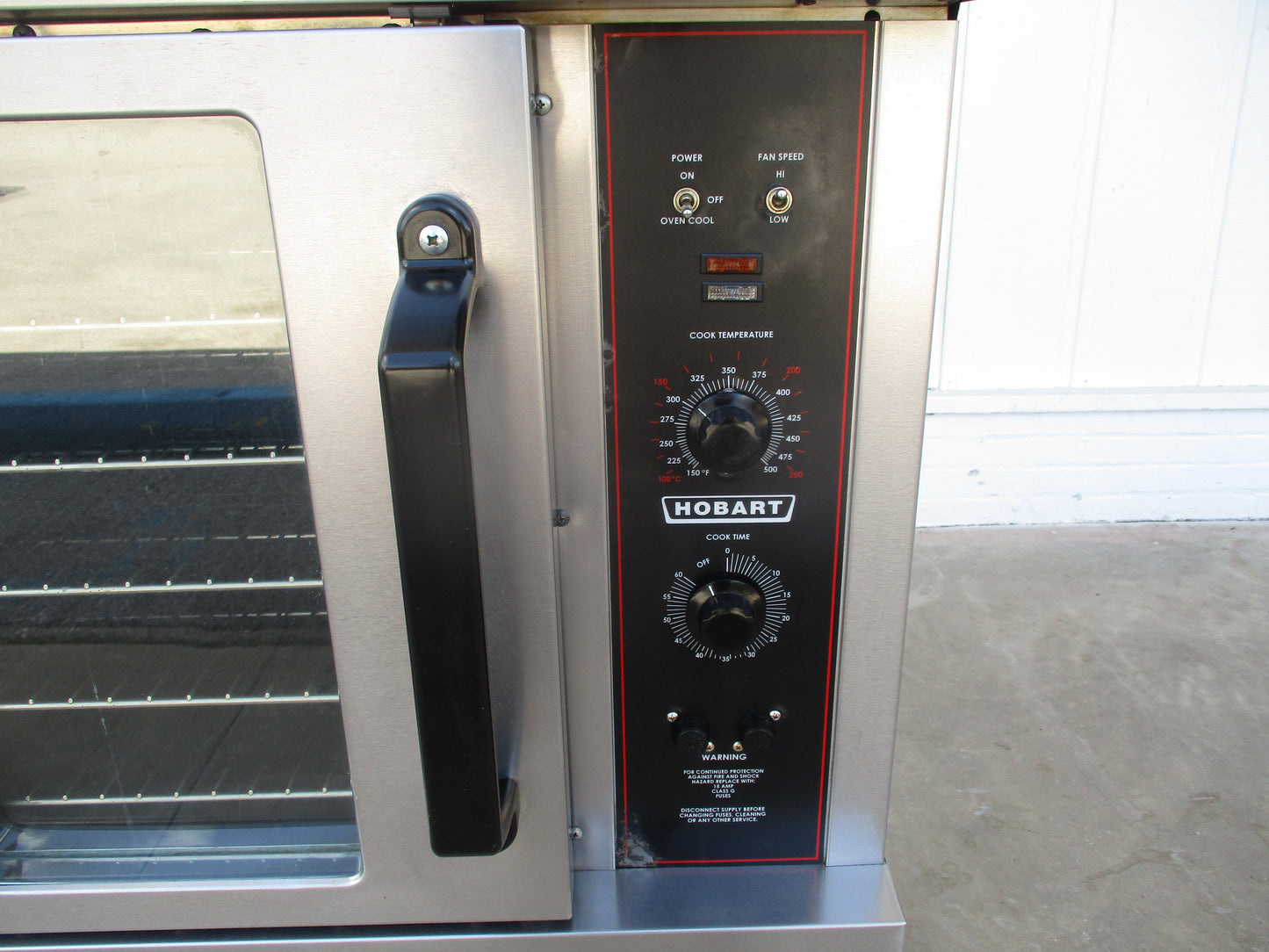 Hobart HEC20 Half-Size Double Stack Convection Oven 3Ph,TESTED, #8986