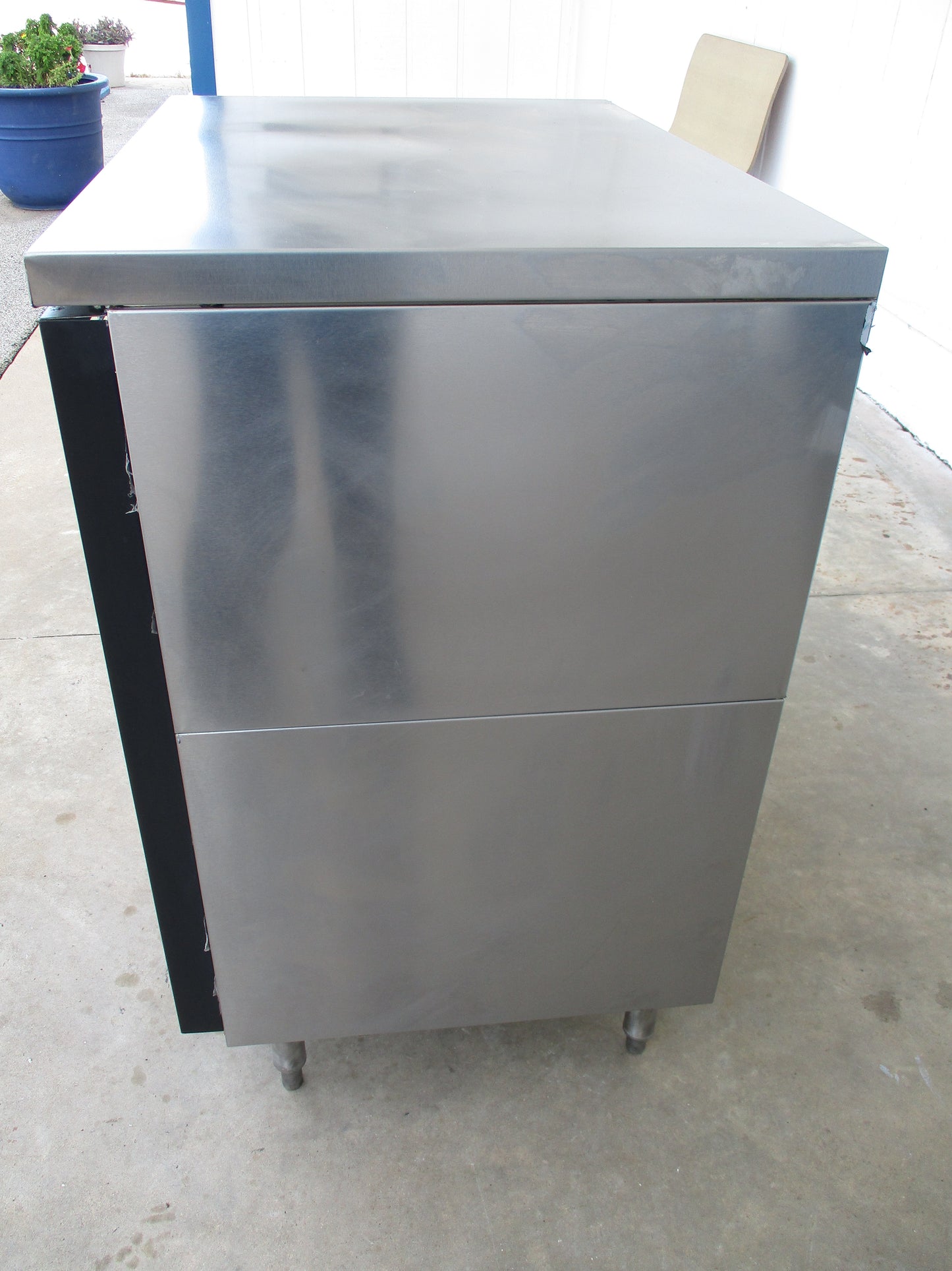 Perlick #BBS36-RT, 1 Glass Door Backbar Refrigerator, 115v, 1PH, TESTED, #8998