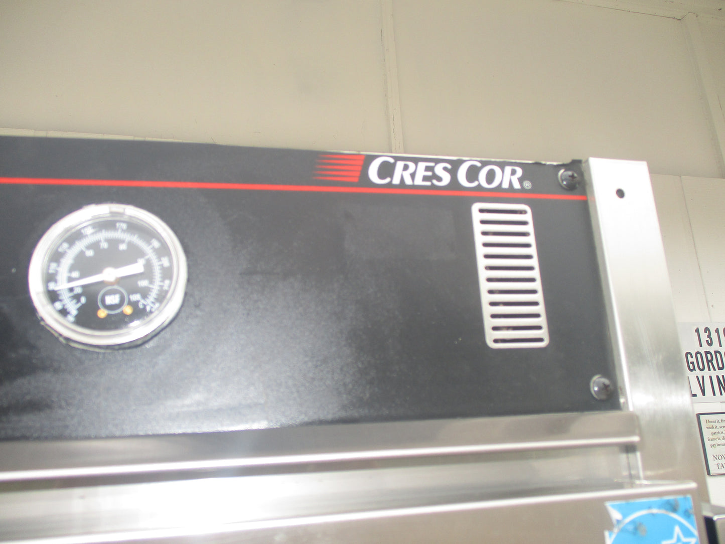 CresCor #H137SUA12C Hot Hold Warming Cabinet, 125v, PH1, TESTED, #9034