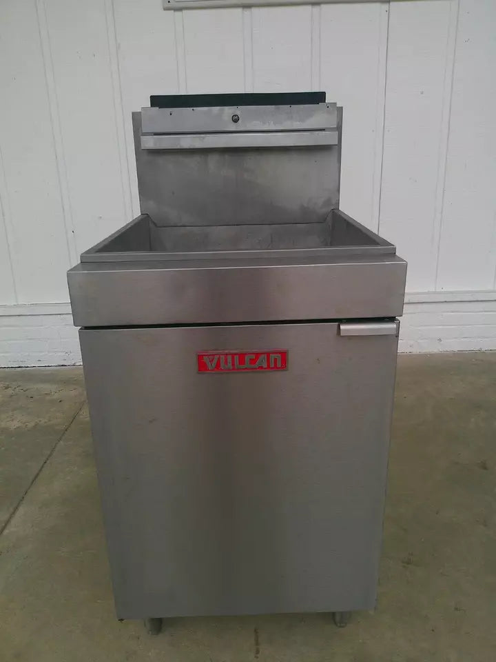 Vulcan Commercial Fryer, 75 lbs. Capacity, Gas, Floor Model, TESTED, #9076