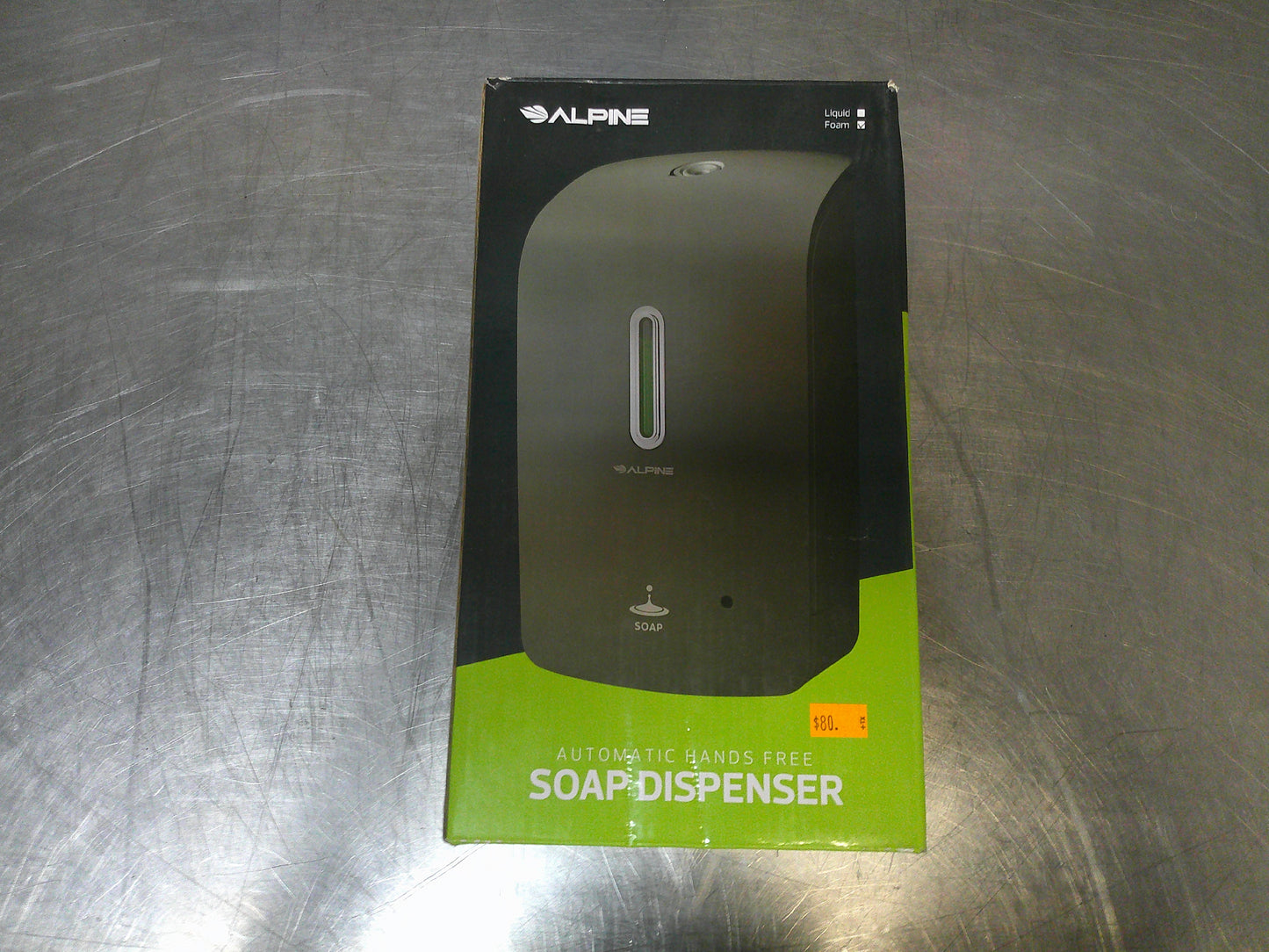 Alpine ALP421-GRY, Automatic Hands-Free Soap Dispenser, NEW, DISCONTINUED, #9125