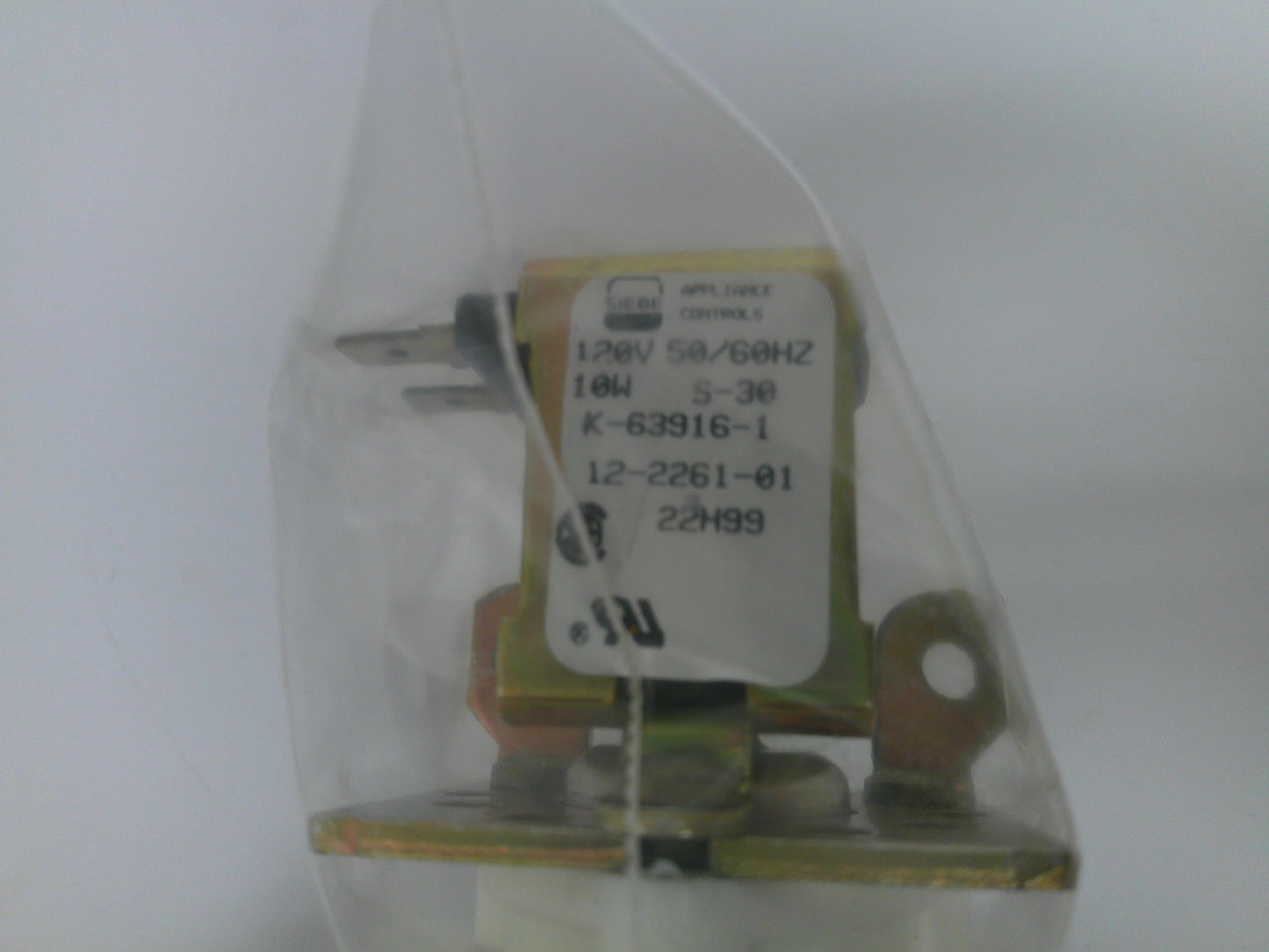 Eaton Water Inlet Solenoid Valve, Model K-63916-1, New-Old Stock, #9134