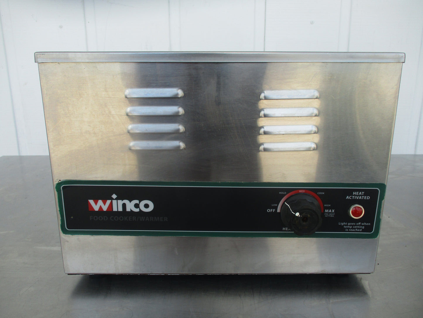 Winco FW-S600, Single-Well Countertop Food Warmer, 120v, Ph1, TESTED, #9187c