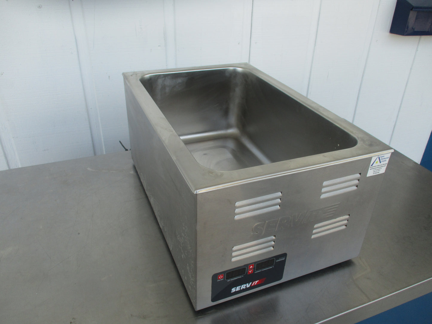 ServIt FW150, Single-Well Countertop Food Warmer, 120v, Ph1, TESTED, #9188c