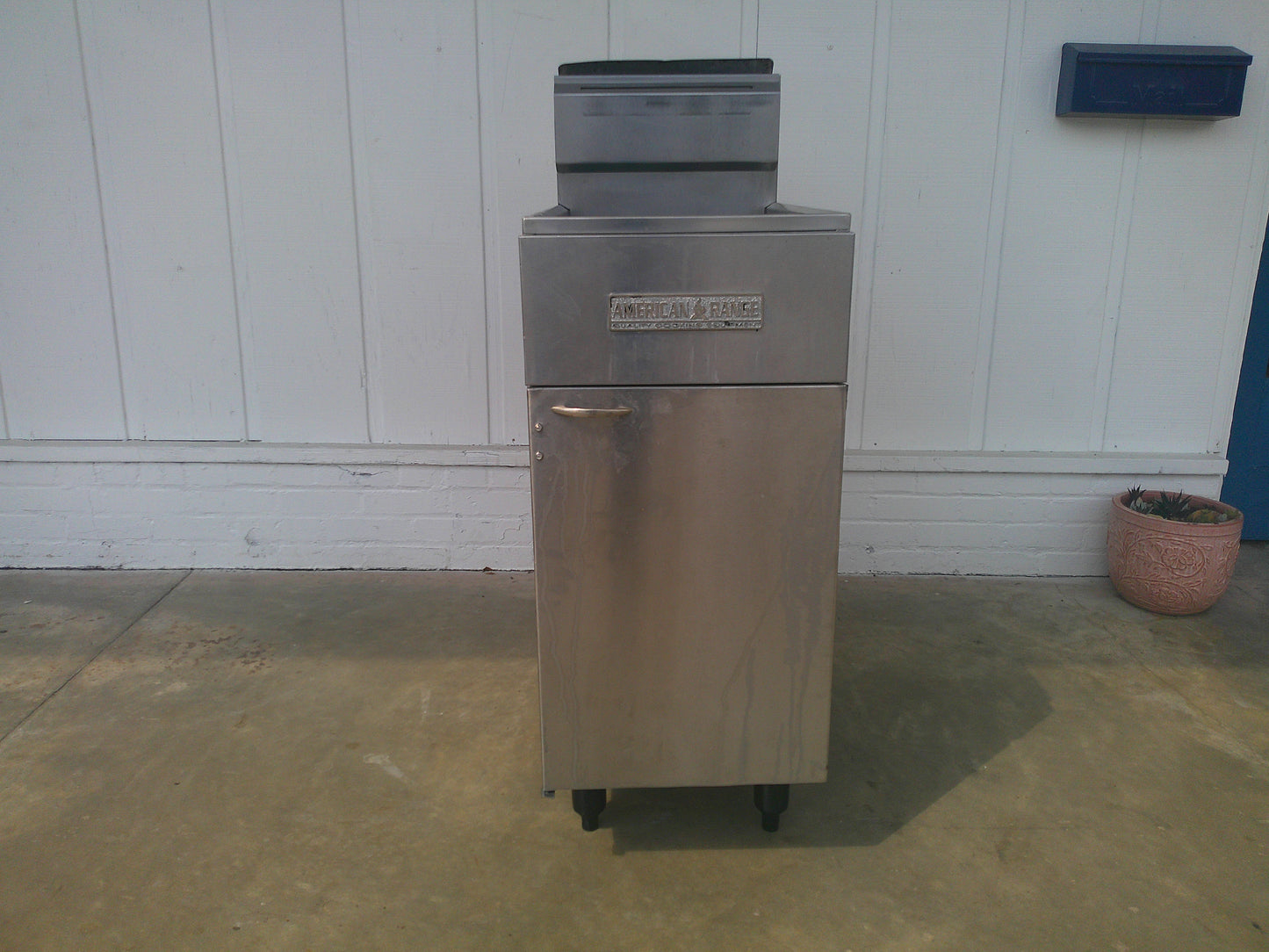 American Range 40 lbs. Capacity, Stainless Steel Deep Fryer, Tested, #9217