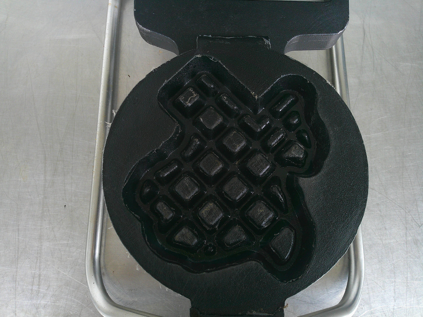 Carbon's Golden Malted RT-P, TEXAS-SHAPED BELGIAN Waffle Maker, TESTED, #9218