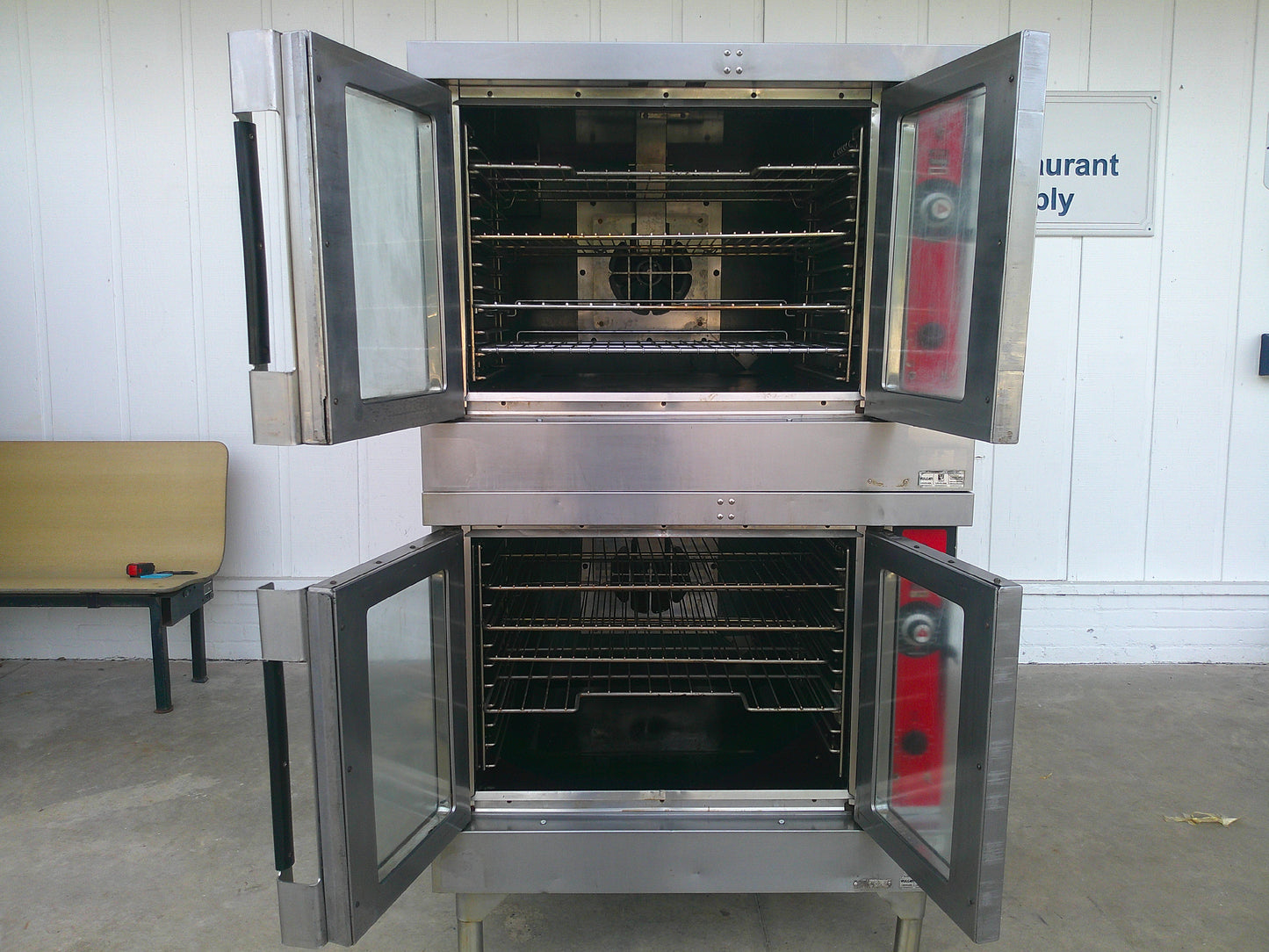 Vulcan VC44GD, Natural Gas Convection Oven, Double Stack, TESTED, #9254