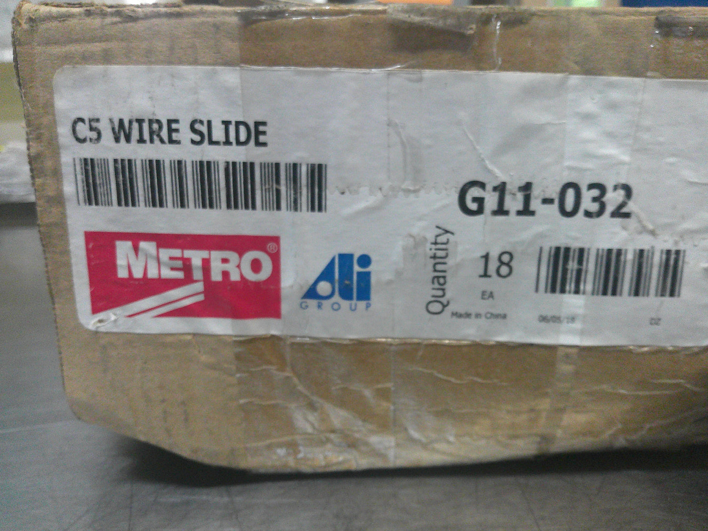 Metro G11-032 Replacement Wire Slides for C5 Cabinet (12), NEW-OLD STOCK, #9409