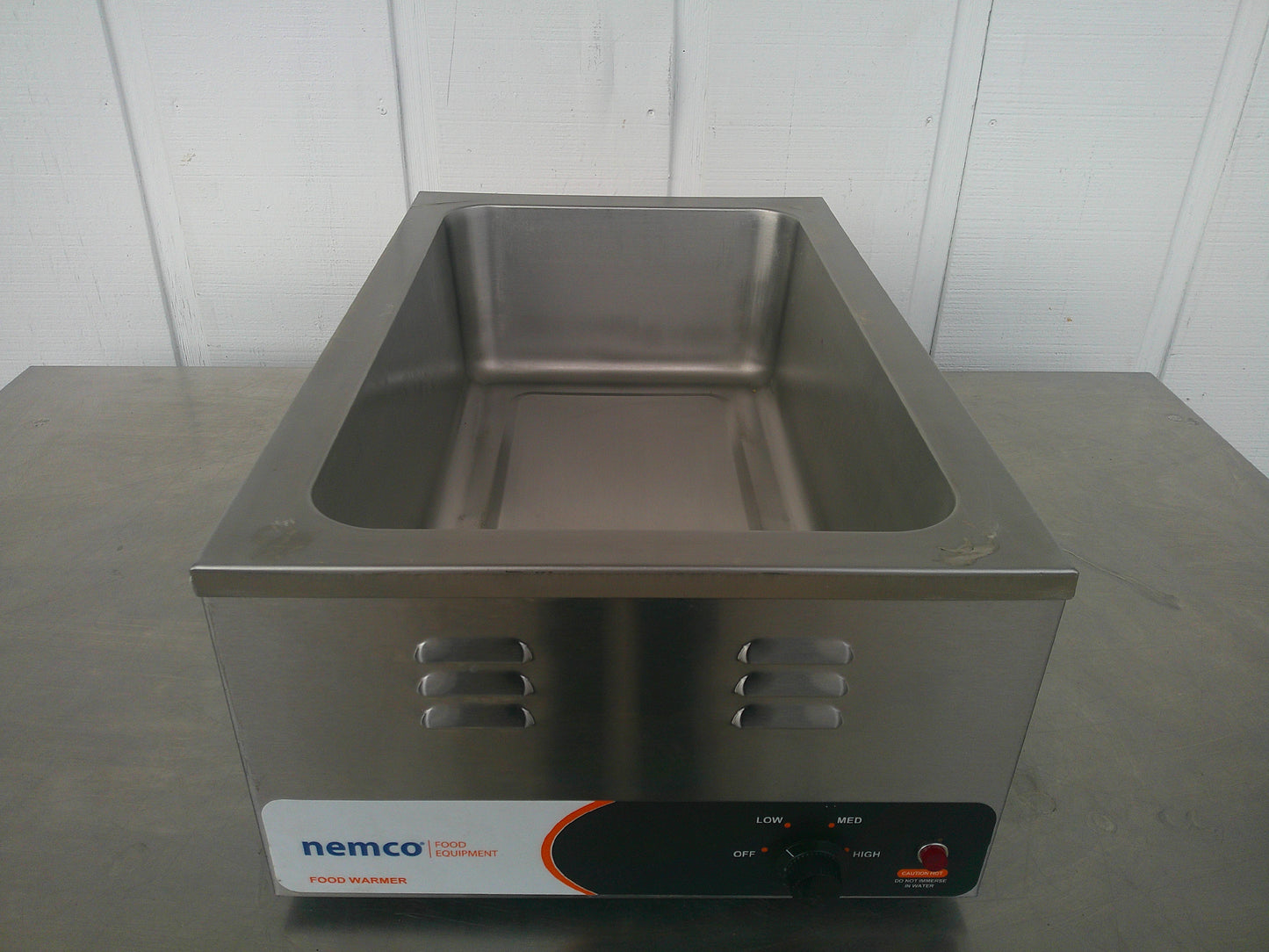 Nemco 6055A, Single Well Countertop Food Warmer, Fits Full Pan, TESTED, #9410c