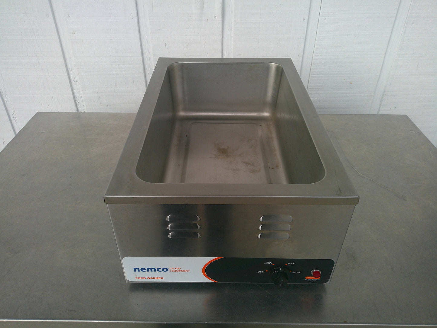 Nemco 6055A, Single Well Countertop Food Warmer, Fits Full Pan, TESTED, #9411c