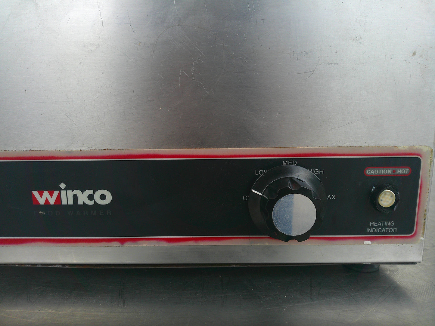 Winco FW-S500, Single Well Countertop Food Warmer, Fits Full Pan, TESTED, #9412c