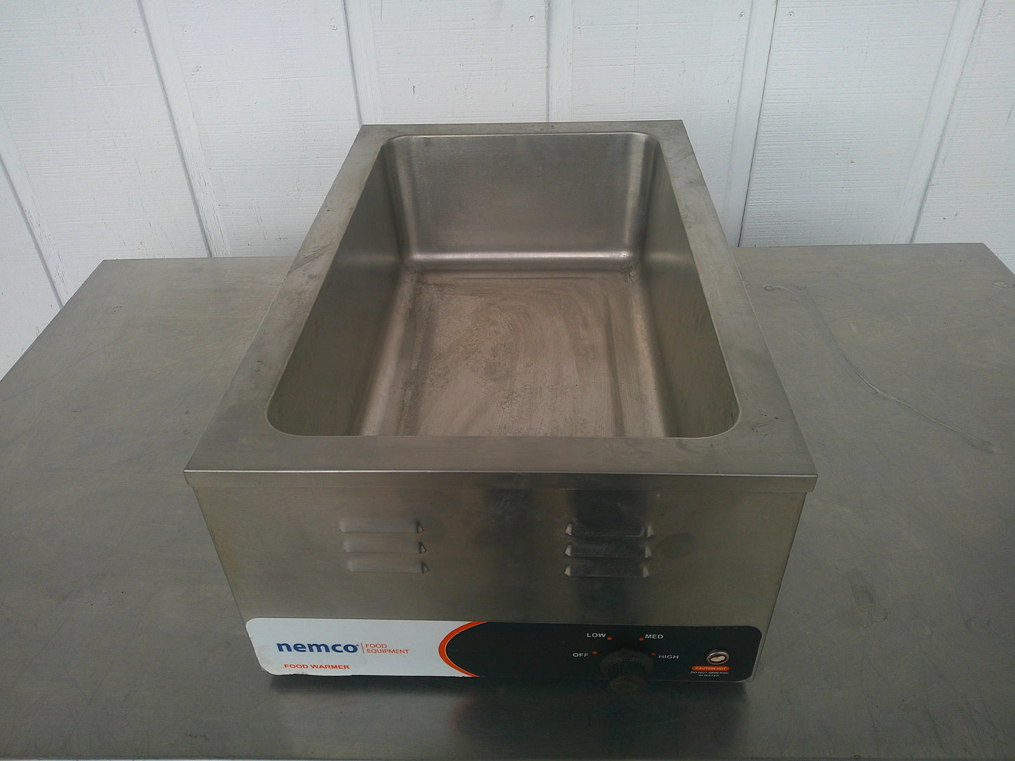 Nemco 6055A, Single Well Countertop Food Warmer, Fits Full Pan, TESTED, #9413