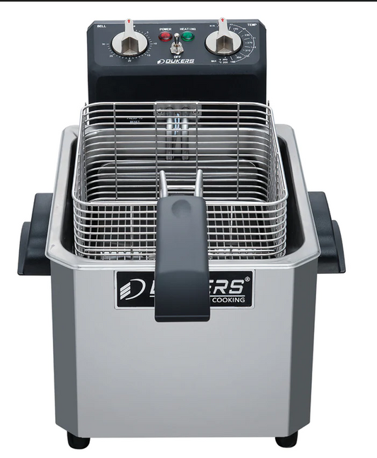 NOW OFFERING!! Brand New DUKERS Electric Countertop Fryer #DCF15E, 15lb., 208v