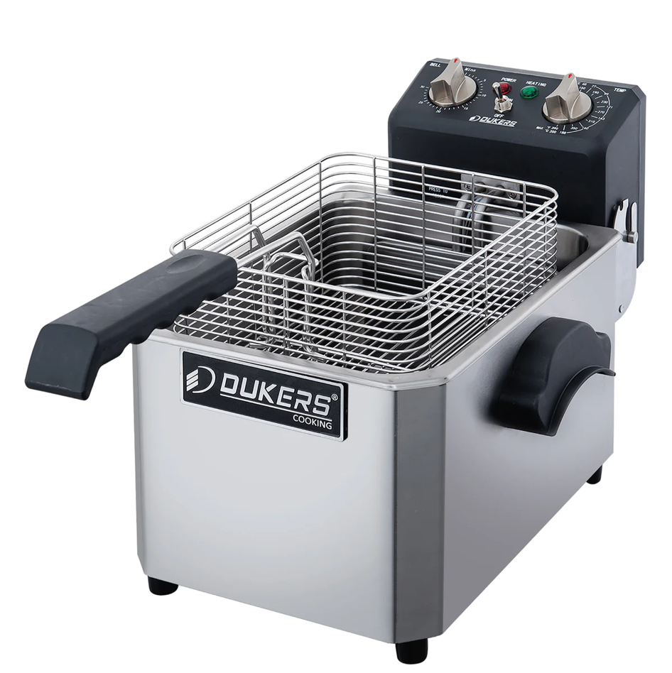 NOW OFFERING!! Brand New DUKERS Electric Countertop Fryer #DCF15E, 15lb., 208v