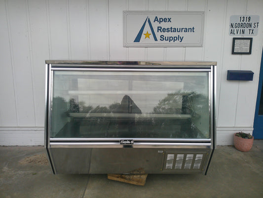 Leader HDL72, Refrigerated Deli Display Case, 72"W x 34"D x 53"H, TESTED, #9371c