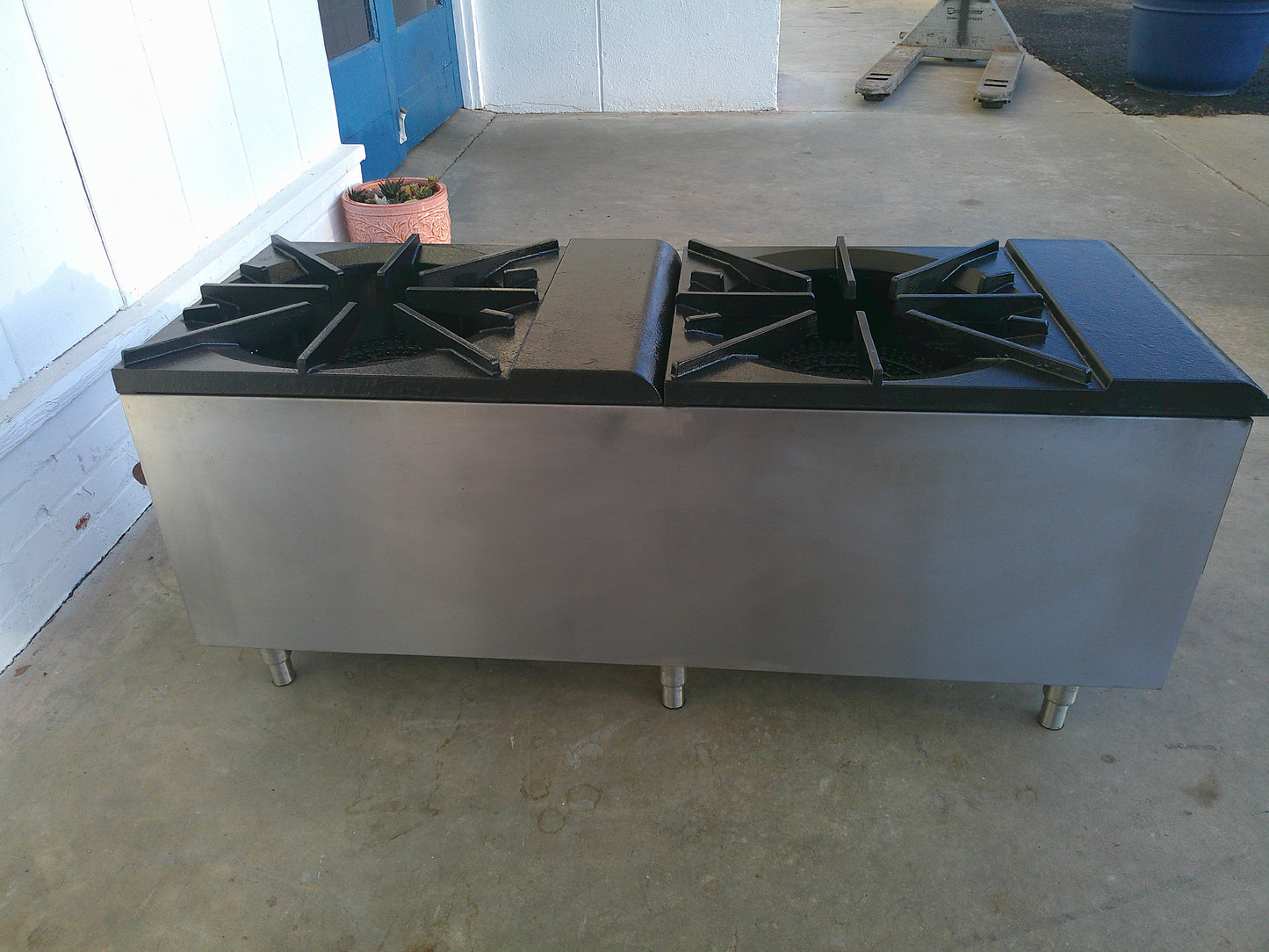 EquipChef Commercial 2-Burner Gas Stock Pot Range, NSF, TESTED, #8964