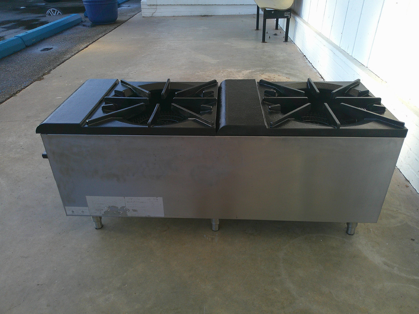 EquipChef Commercial 2-Burner Gas Stock Pot Range, NSF, TESTED, #8964