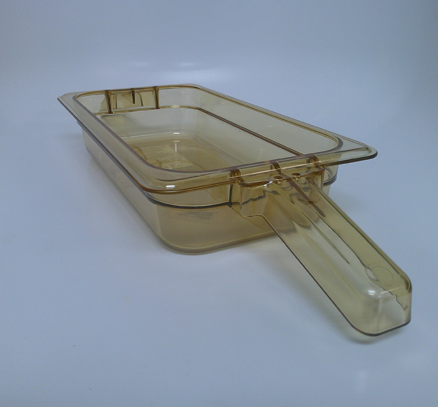 Carlisle 30860HH13, Deep Amber 1/3rd High-Heat Food Pan w/ Handles, NEW #9442