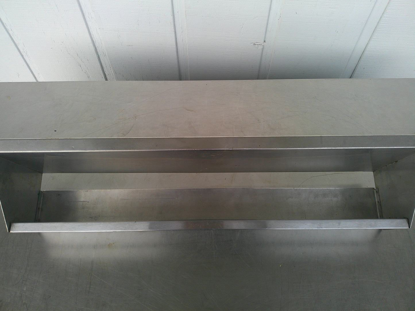 Stainless Steel Single Tier Speed Rail, 30" x 4", Great Condition! #9526