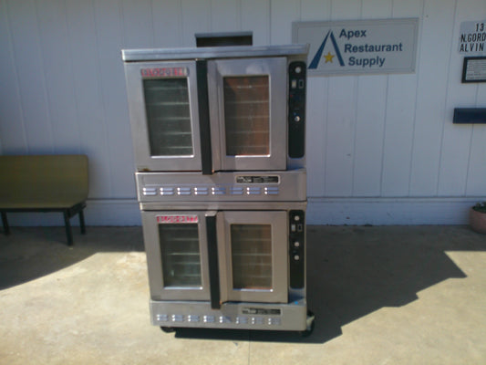 Blodgett DFG-100, Double Stack Natural Gas Convection Oven, TESTED, #8528