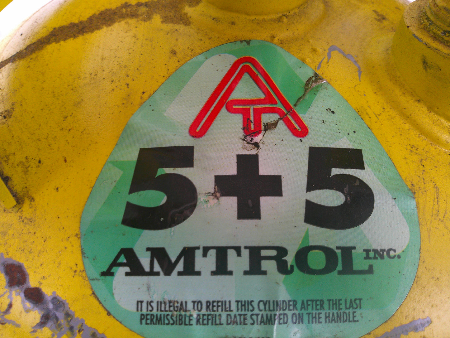 Amtrol Freon Recovery Tank, 16 lbs, Currently Holding R12, #9327