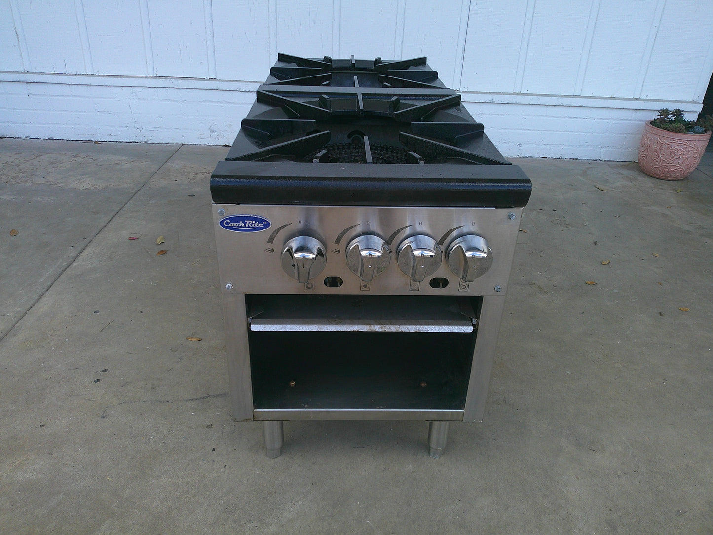 Cook Rite by Atosa ATSP-18-2, Natural Gas Two-Burner Range, TESTED, #9472c