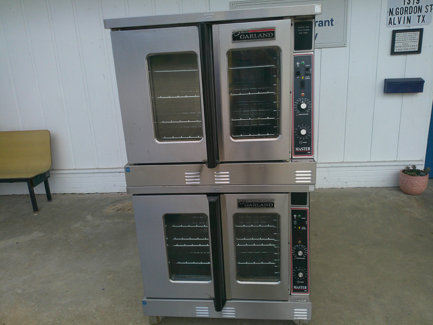 Garland MCO-GS200, Double Stack Natural Gas Convection Oven, TESTED, #8202