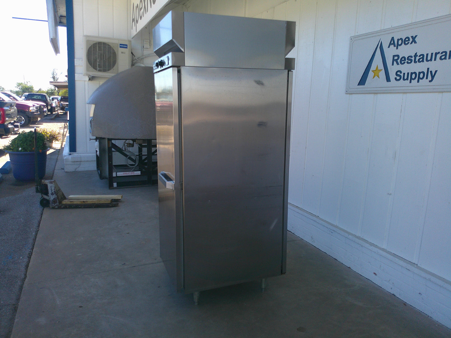 Custom Made Smoker Box, Fully Insulated, Double-Door Pass-Through, TESTED, #9178