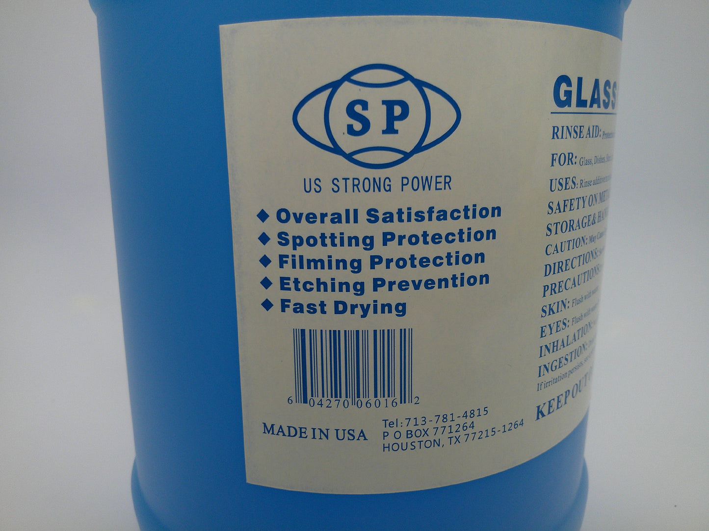 STRONG POWER Glass Cleaner, 1 gallon #9147