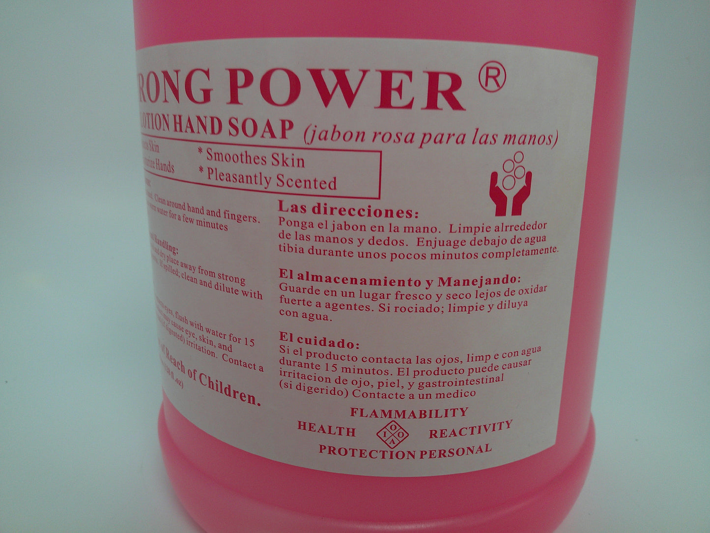 STRONG POWER Pink Lotion Hand Soap, 1 gallon #9146