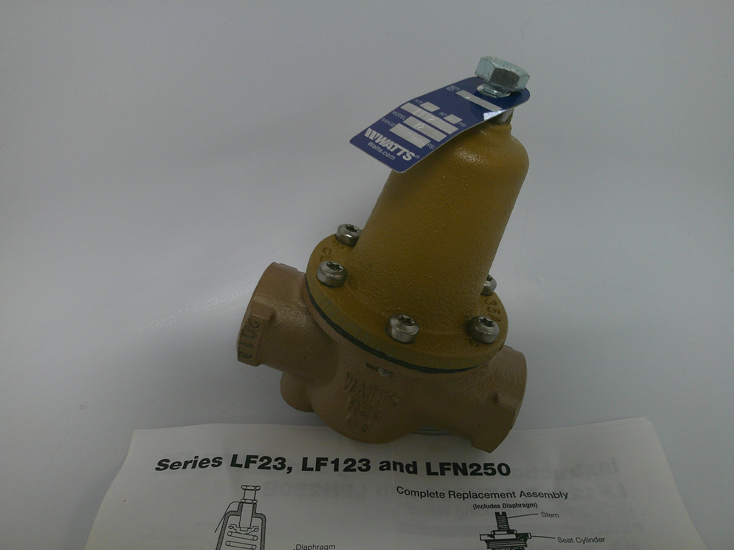 Watts LFN250B-Z2-020, Water Pressure Regulator, ¾", New-Old Stock, #9406